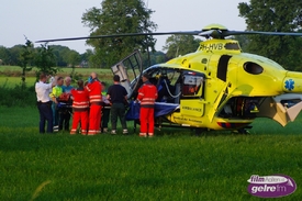 Ongeval aan de Boterdijk: inzet traumaheli