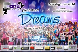 DanzArte Dansschool presenteert show Dreams!