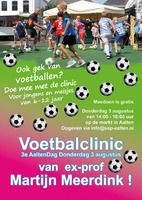 Voetbalclinic met Martijn Meerdink tijdens de AaltenDagen