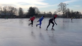 Schaatspret voorbij? Niet op dit 'wonderijs'!